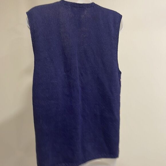 Jantzen vintage embroidered and beaded floral vest. Size M medium 8/10 - Picture 8 of 12